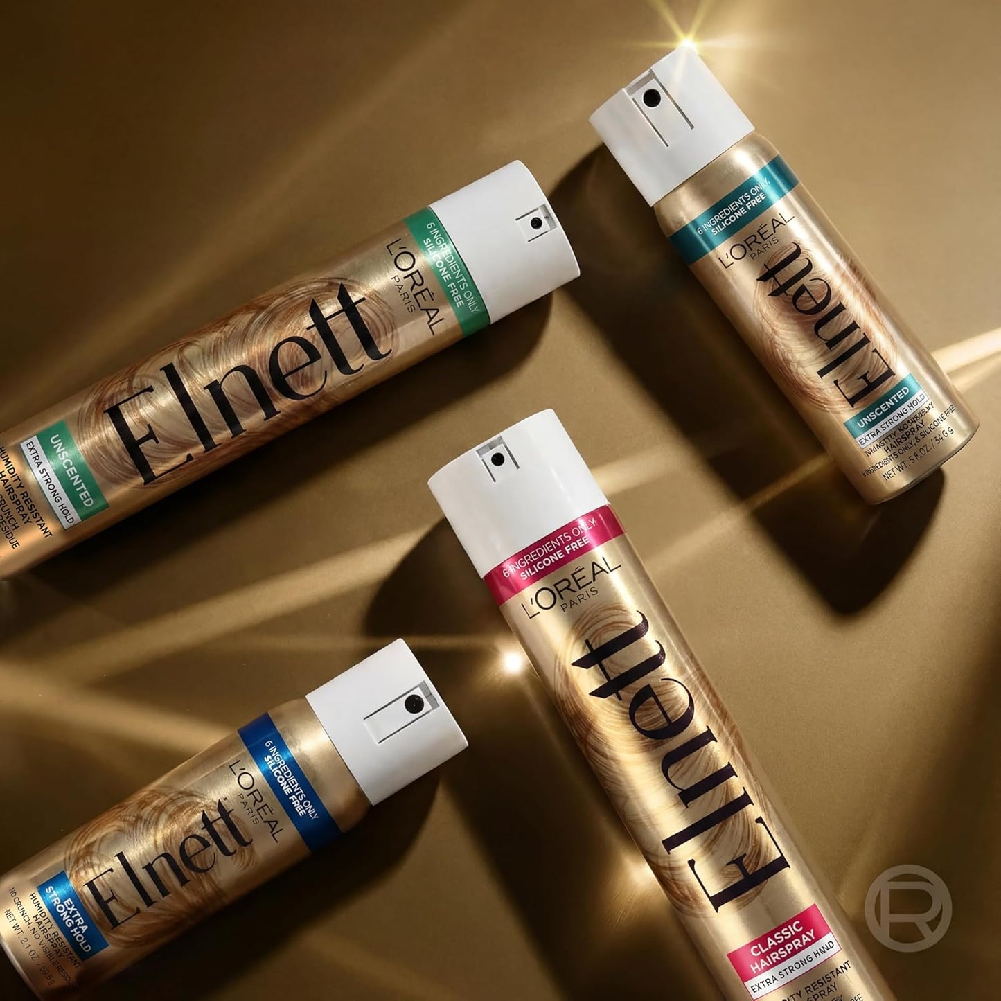 L'Oreal Paris Elnett travel size extra strong hold hair spray for frizz control