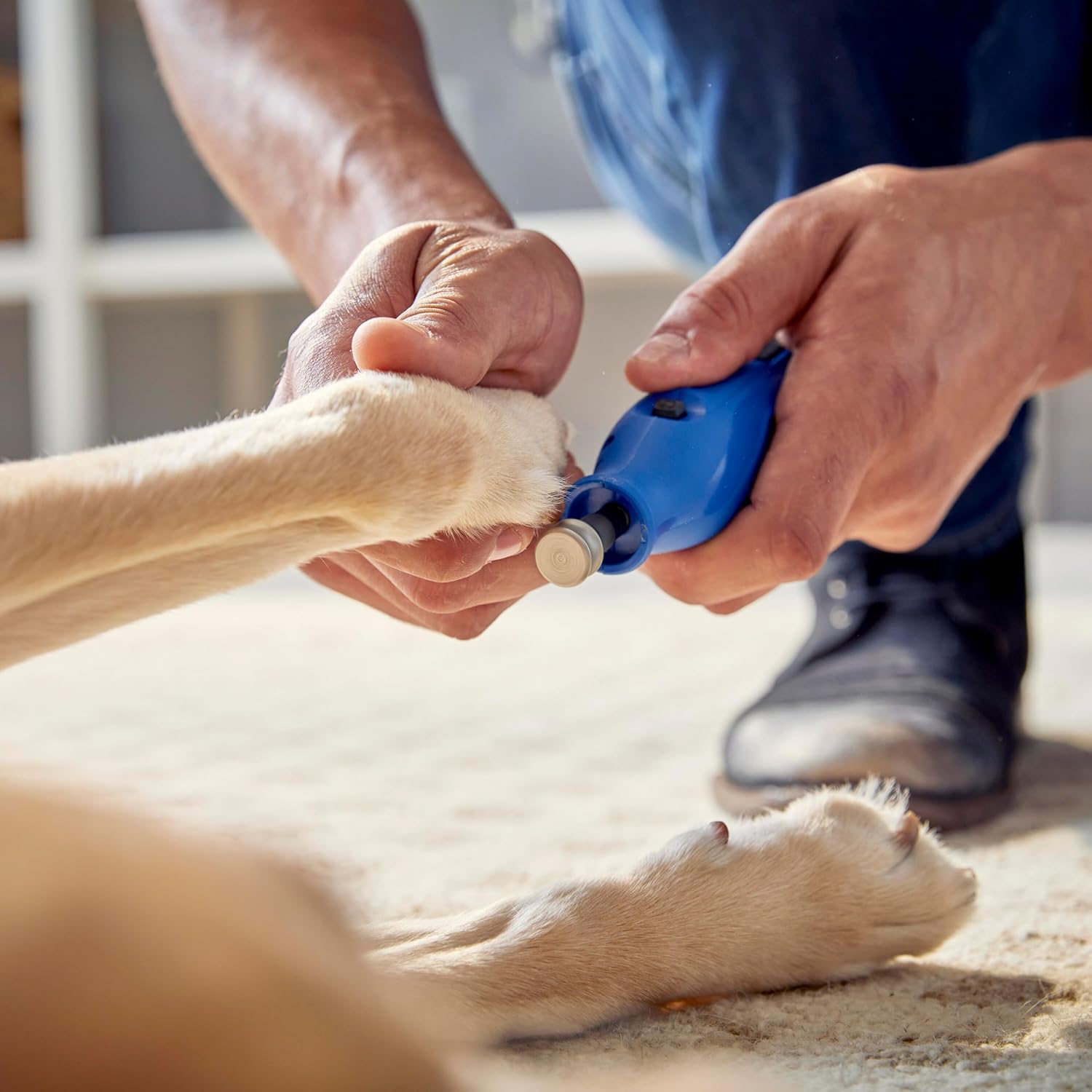 Dremel 416HP attachment connected to a rotary tool