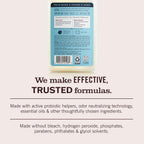 Close up of the ingredient and usage directions on the back of the bottle.