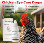VetThera poultry eye drops label details and packaging