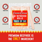 Canine Chews natural beefhide bones for large aggressive chewers