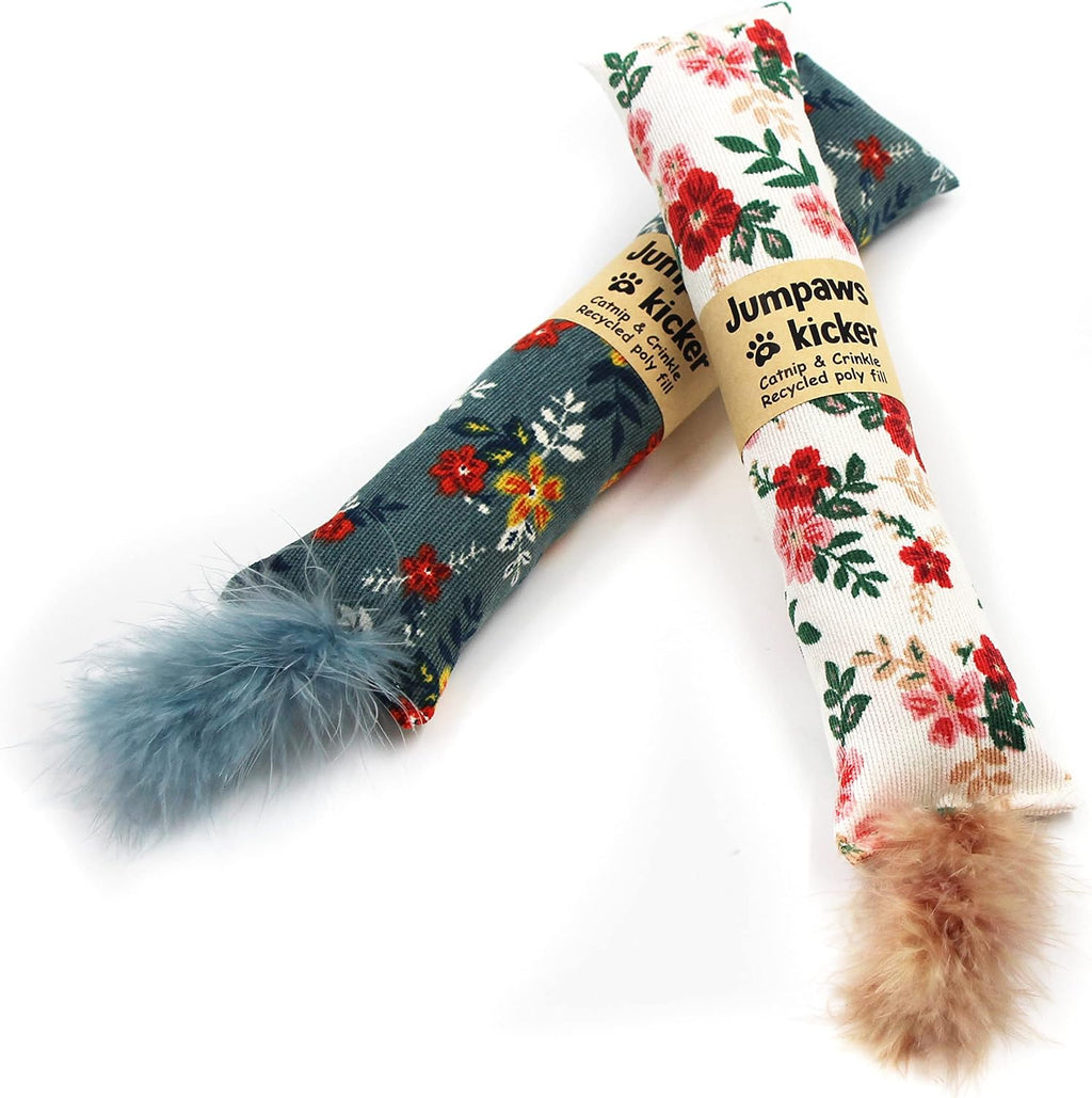 Jumpaws natural catnip and silvervine filled cat toy dimensions