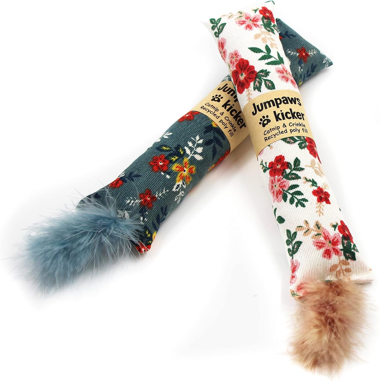 Jumpaws natural catnip and silvervine filled cat toy dimensions