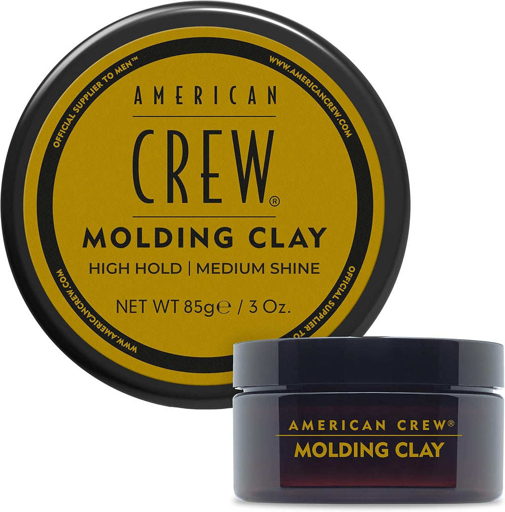 American Crew Men's Hair Molding Clay front view jar packaging