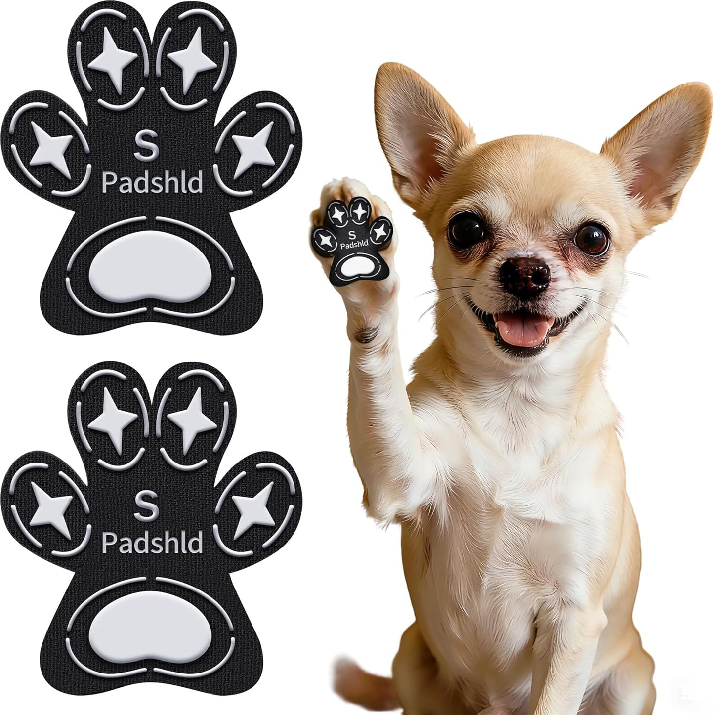 Padshld dog paw protectors small size front view