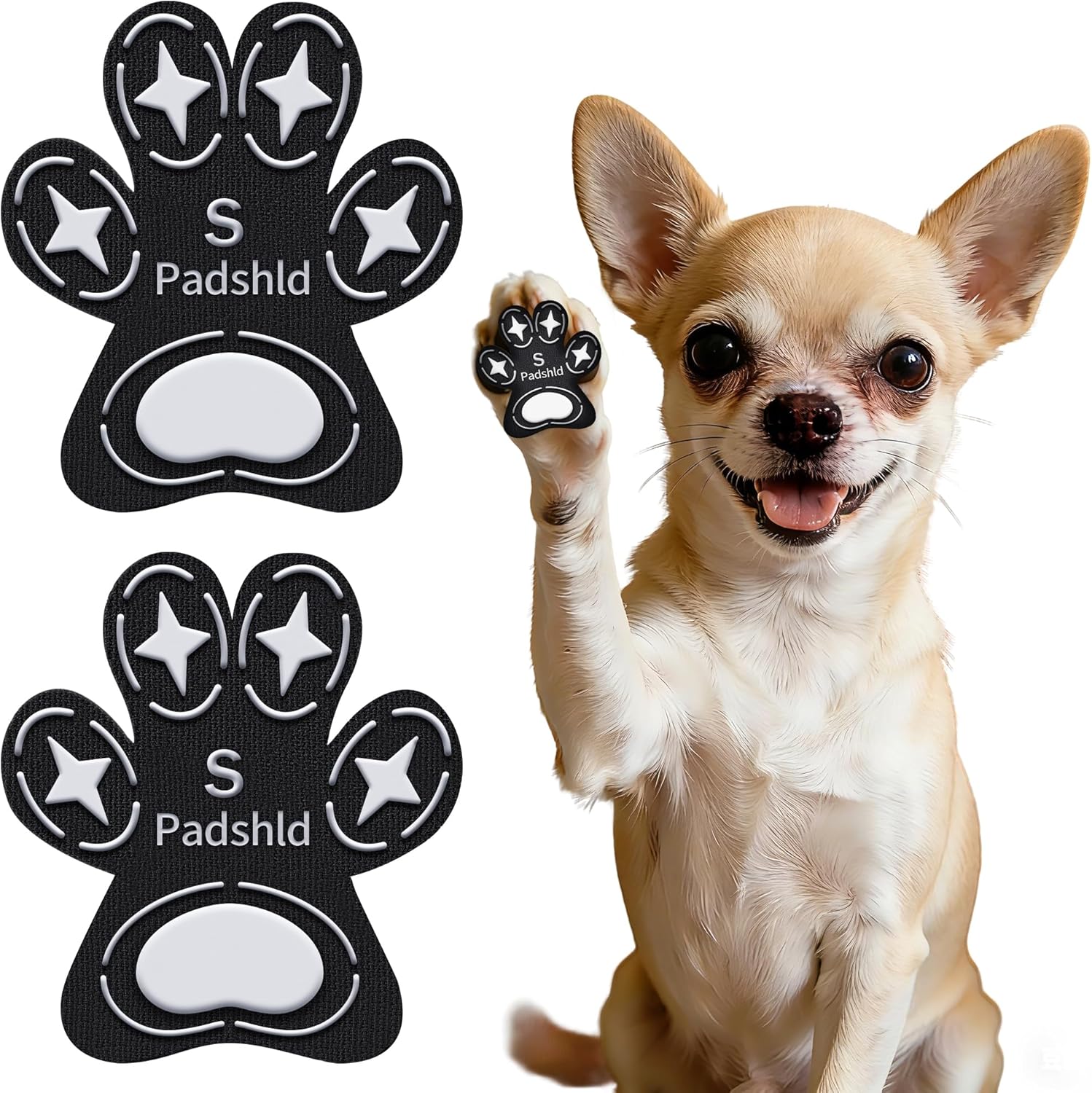 Padshld dog paw protectors small size front view