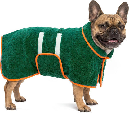 Bienbee Dog Bathrobe, Quick Drying Super Absorbent Pet Robes for Small Medium Large Dogs, Drying Coat for After Bath & Swim, Warm & Cozy Dogs Towels, Dog Puppy Bath Supplies,Light Blue L - Image 14