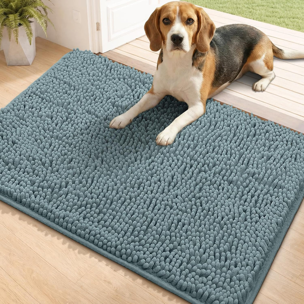 Bcoimo Super Absorbent Cat Door Mat, 24"*17" Anti Slip Mat for Muddy Paws, Pet Rugs for Dirty Paws Washable that Absorbs Moisture and Dirt, for Cat Cage and Pet Resting Carpet - Image 12
