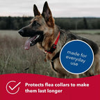 Close up of durable fabric on Coastal Pet collar accessory