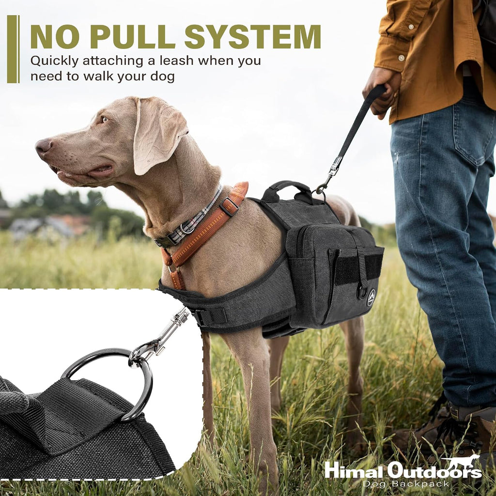 Himal Outdoors canine hiking gear breathable mesh lining close up