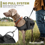 Himal Outdoors canine hiking gear breathable mesh lining close up