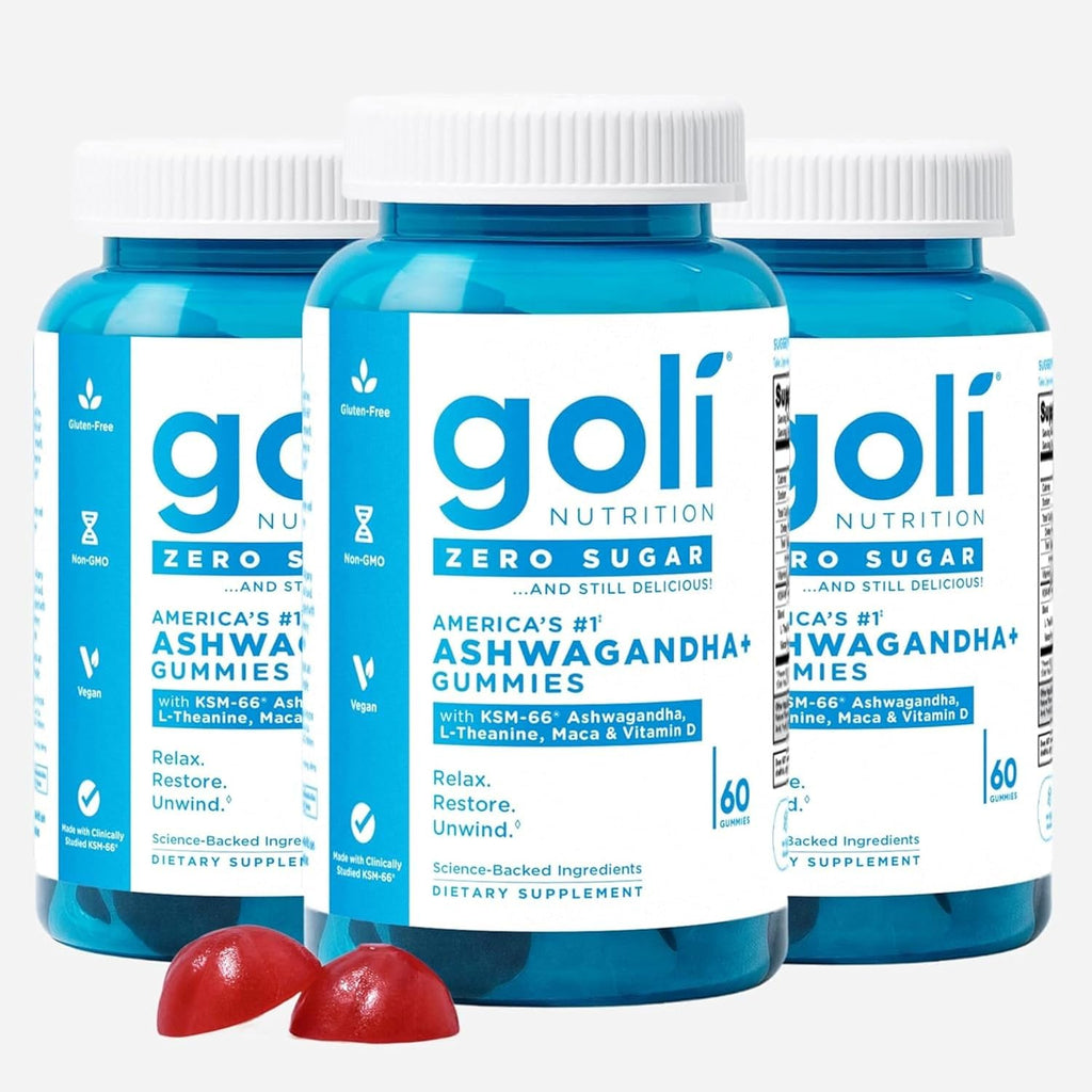 Goli Zero Sugar Ashwagandha Gummies with KSM-66, L-Theanine, Maca and Vitamin D - No Sugar Alcohols - Vegan, Keto-Friendly, Non-GMO - Image 12