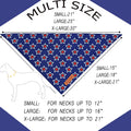 Realeaf reversible pet scarf pack showcasing the two distinct patriotic flag designs.