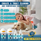 LKXDOV canine appeasing pheromone plug in diffuser device with refill bottle