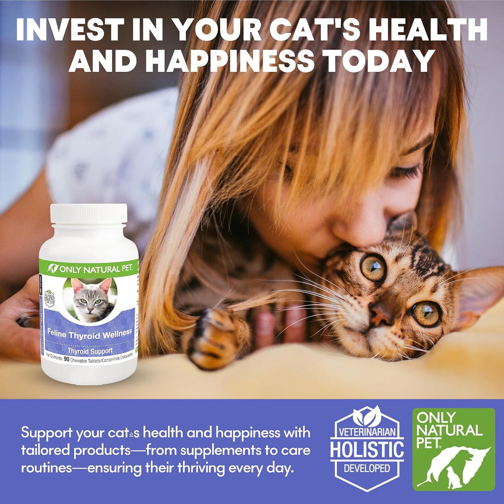 Only Natural Pet feline thyroid wellness holistic supplement label