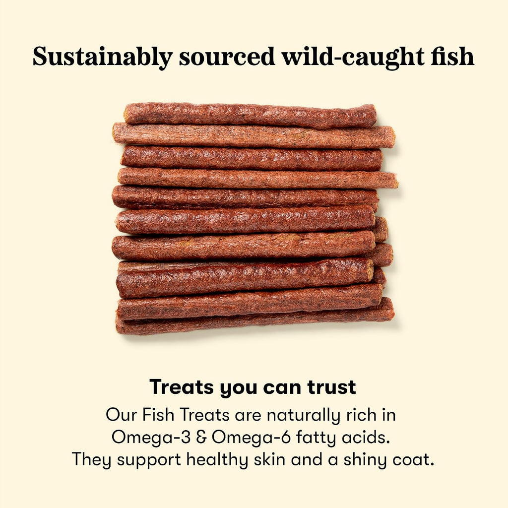 Plato pet treats imported dog snacks showing ingredients and nutritional analysis