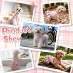 Sleeveless summer pet apparel for small female dogs and cats