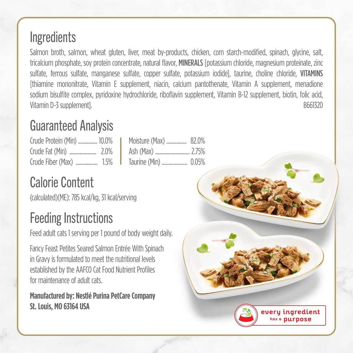 Pack of 12 Purina Fancy Feast Petites wet cat food boxes