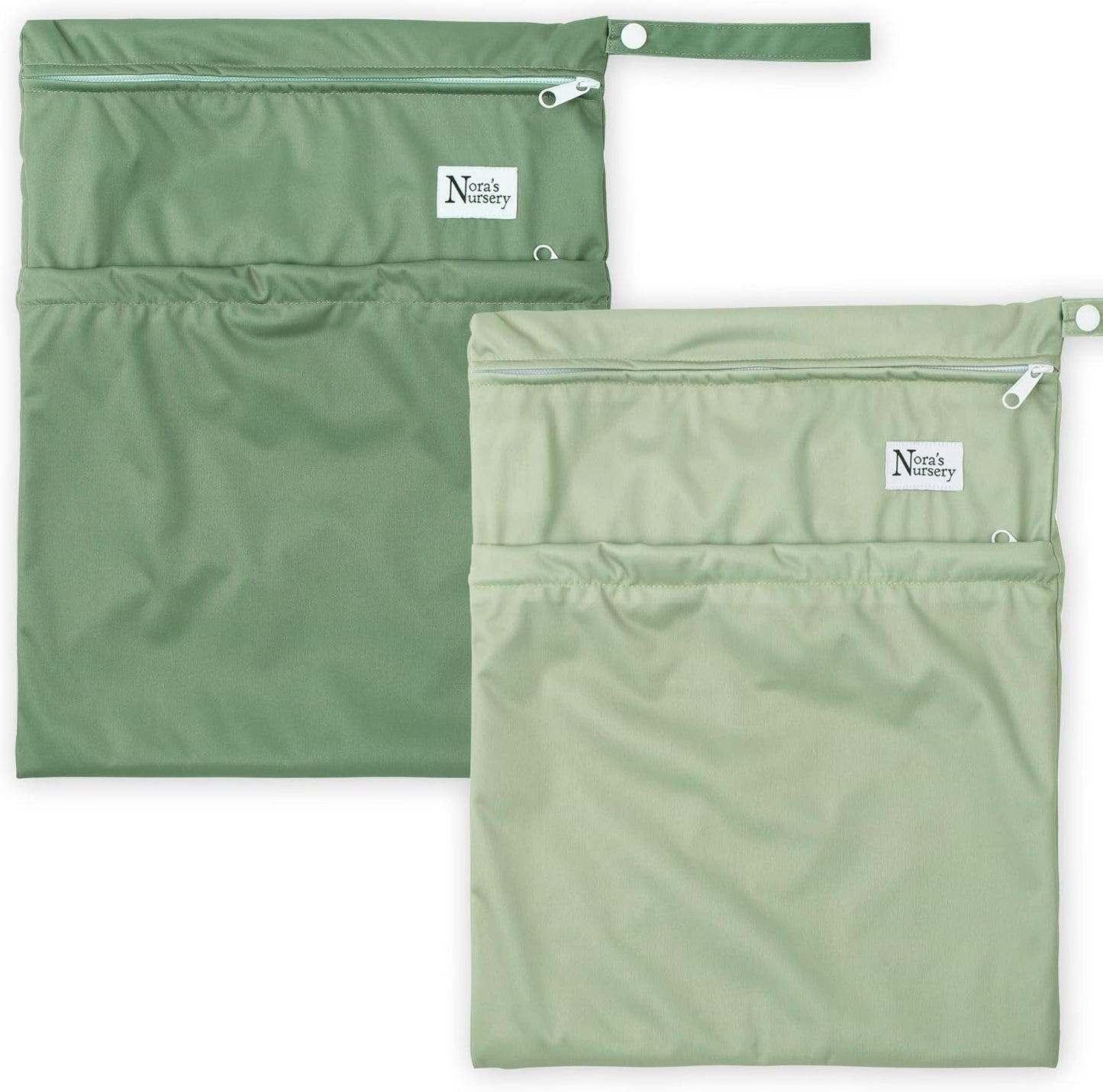 Nora's Nursery Garden wet dry bags 2 pack front view