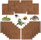 Hamiledyi Reptile Carpet Natural Coconut Fiber Tortoise Carpet Mat for Pet Terrarium Liner Reptile Supplies for Lizard Snake Chamelon Turtle Bedding Bunny Rabbit Mat (4 Pcs) - Image 10
