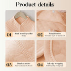 Demonstration of ZYPHOLIE parrot shoulder protector worn over clothing
