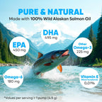 HEAPETS salmon oil nutritional facts and ingredient label on the back