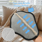 AstraLoom electrostatic cat and dog fur remover glove usage on couch