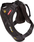 EzyDog Drive dog car harness front view black