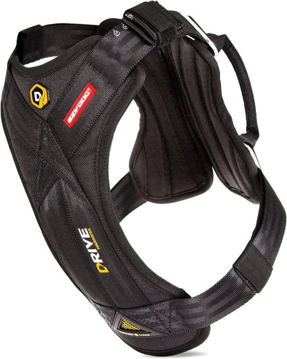 EzyDog Drive dog car harness front view black