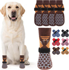 KOOLTAIL Dog Socks Shoes for Hot Pavement, Breathable & Warm Winter Dog Booties to Prevent Licking Paws for Small Medium Large Senior Dogs,Non Slip Grippy Pet Boots & Paw Protectors for Hardwood Floor - Image 12