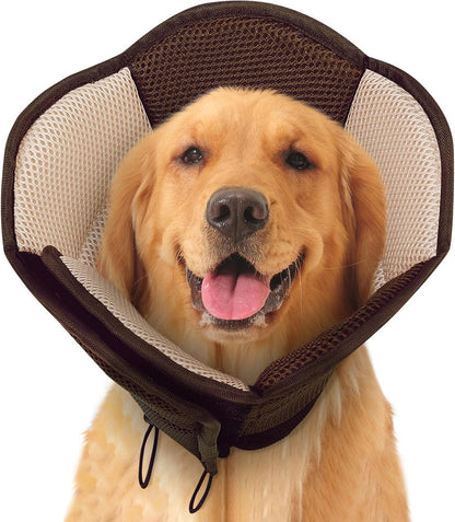 Dog Cone - Soft Cone for Dogs to Stop Licking, Pet E-Collar Alternative After Surgery, Adjustable Pet Recovery Collar for Wound Healing, Blue Large - Image 14
