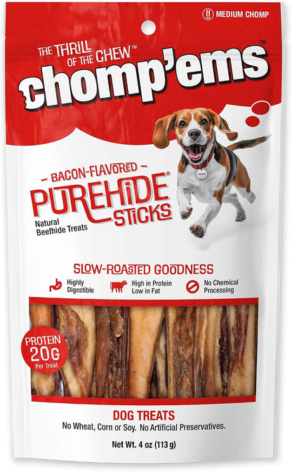 Chomp'ems Purehide Sticks Healthy Natural Rawhide Dog Chew, 12 oz - Image 13