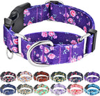 Fidohug deep blue shark pattern personalized dog collar durable stitching