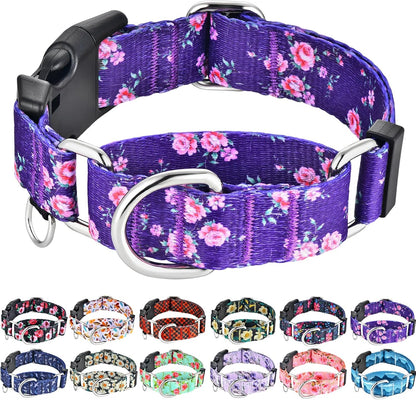 Fidohug deep blue shark pattern personalized dog collar durable stitching