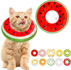 Cat Cone Collar Soft, Adjustable Cat Recovery Cone to Stop Licking, Cute Kitten Donut Collar After Surgery, Elizabethan Collars for Kittens, Lightweight Cats Neck Cones (Orange, Small) - Image 15