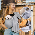 Senior Budday anti-anxiety cat sling side profile