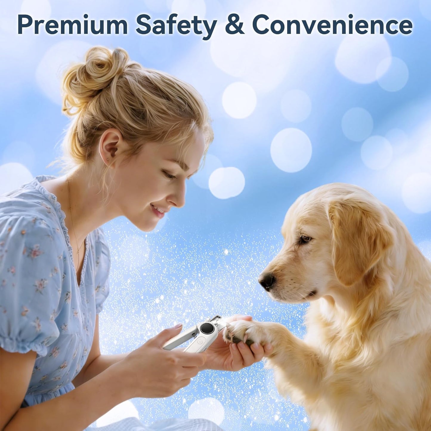 Bedama cordless pet nail care kit package contents