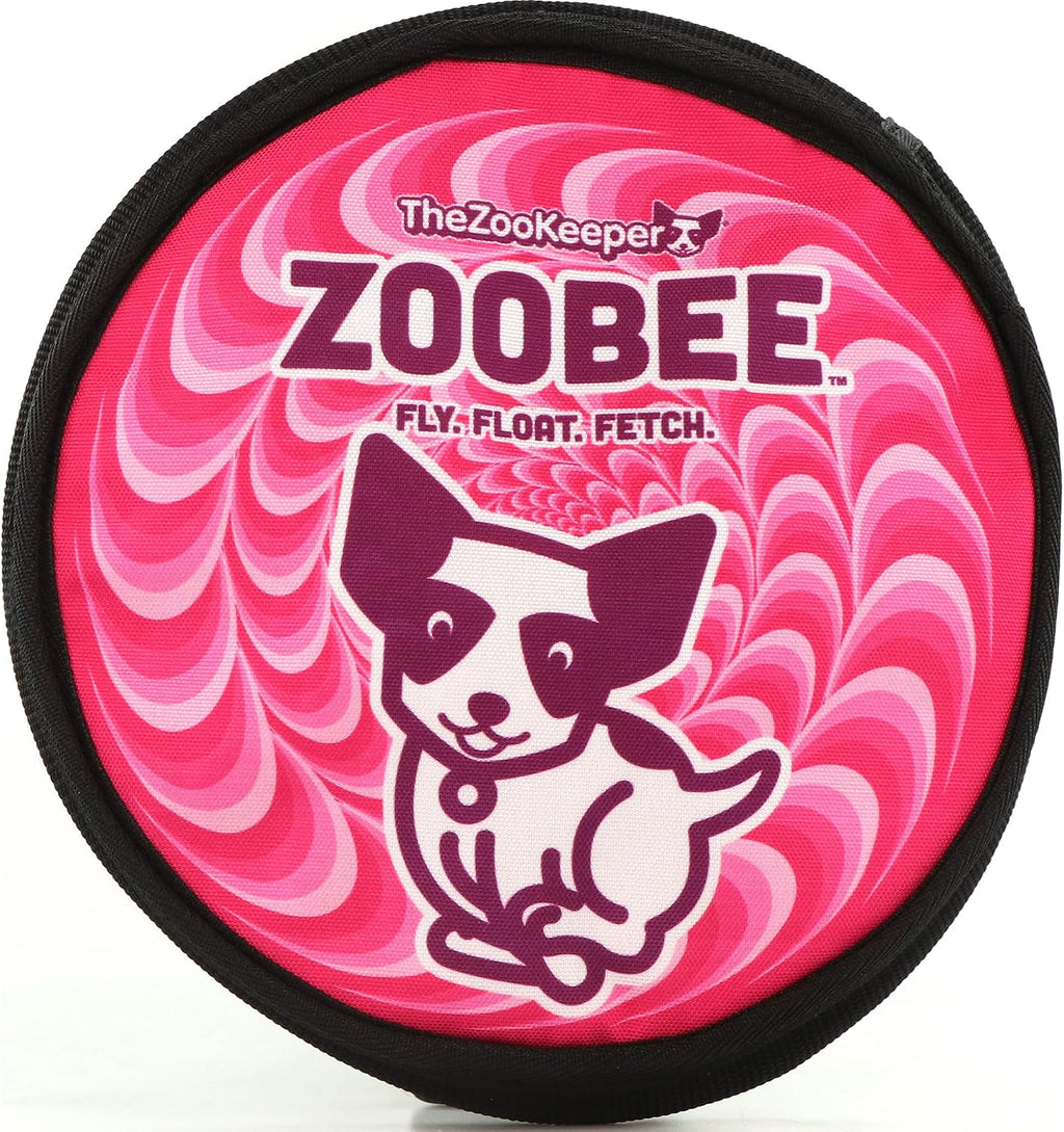 The ZooKeeper ZooBee Flying Disc Dog Toy - Soft & Durable Toss Disc for Indoor & Outdoor Play, Water Fetch & Pool Fun, Floats - Safe on Teeth - Dog Vision Friendly - Lightweight & Easy to Throw, Blue - Image 10