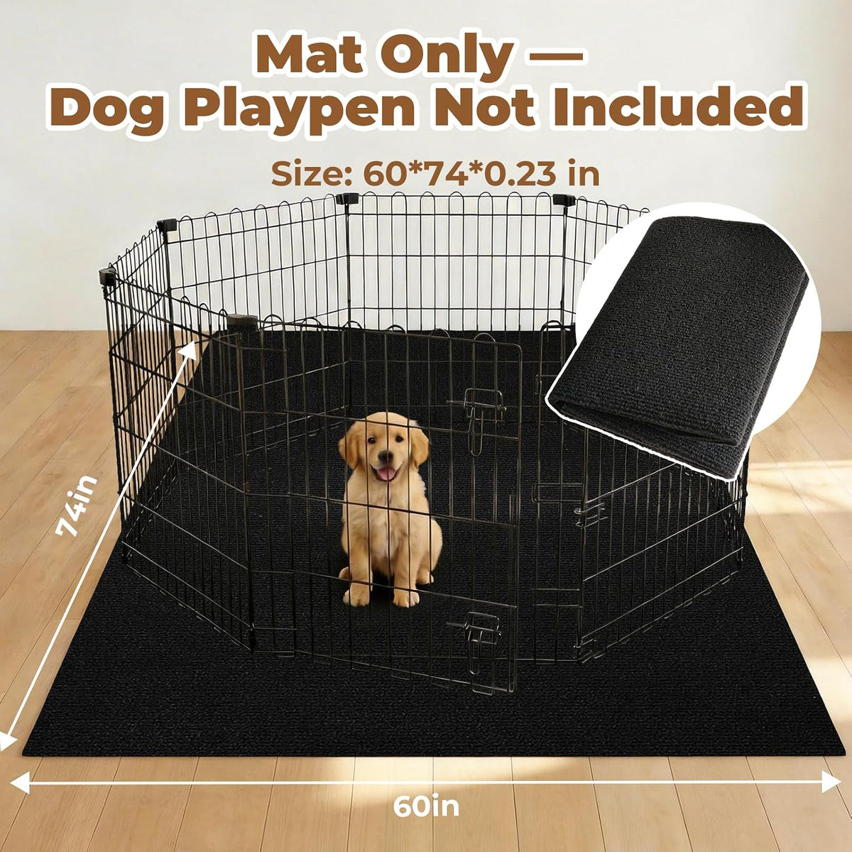 Heliospark 60x74 pet mat in a professional packaging
