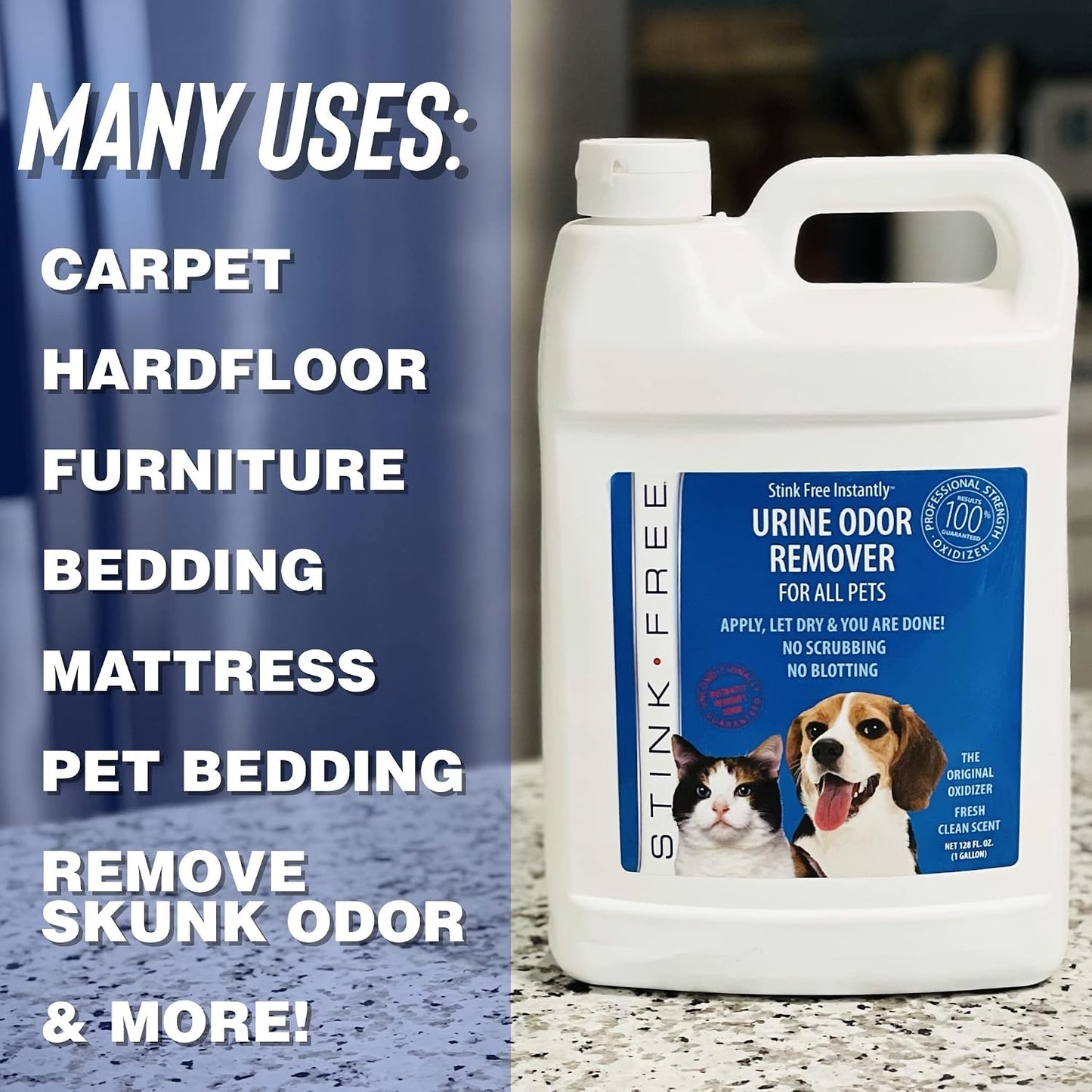 Stink Free authentic USA imported pet urine smell remover liquid