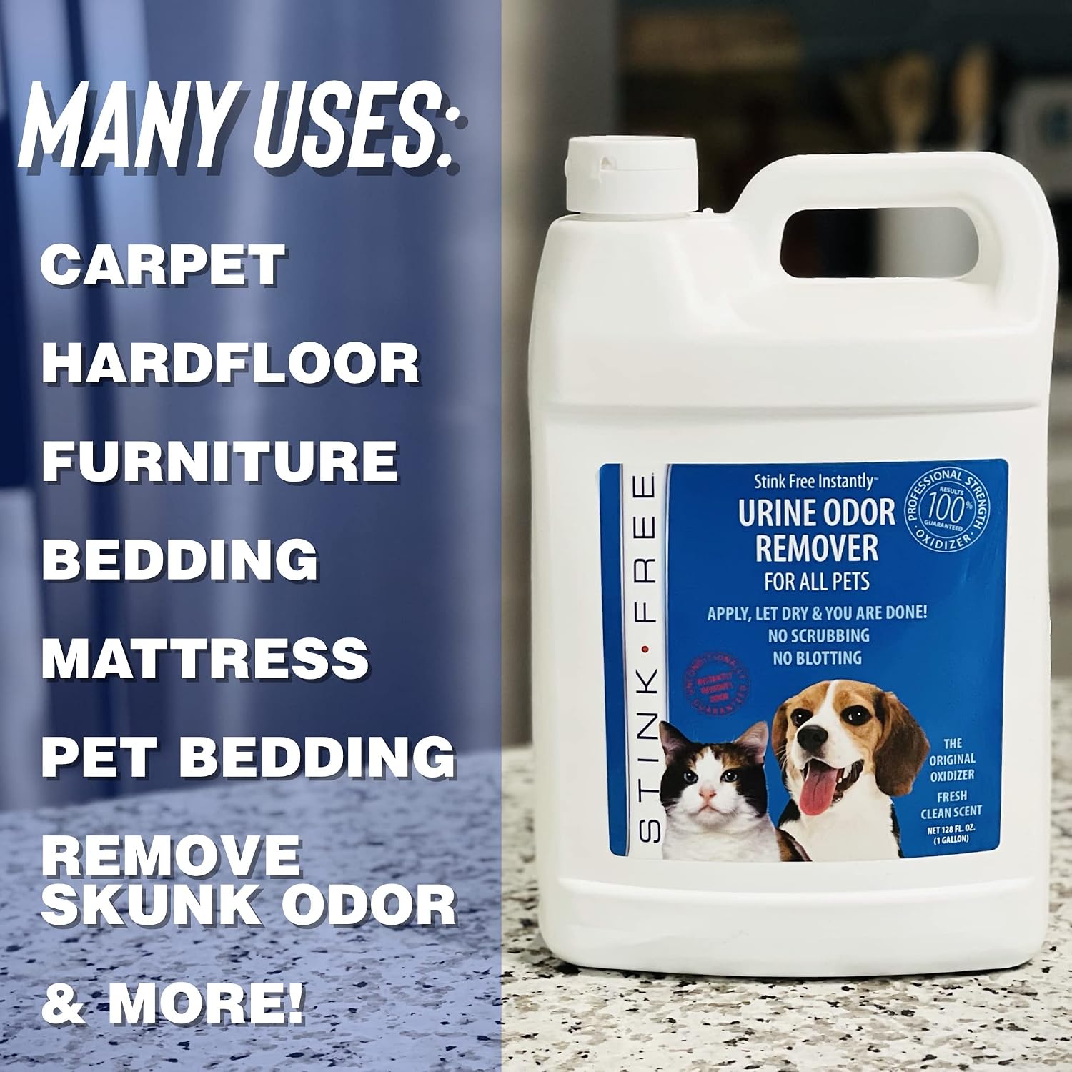 Stink Free authentic USA imported pet urine smell remover liquid