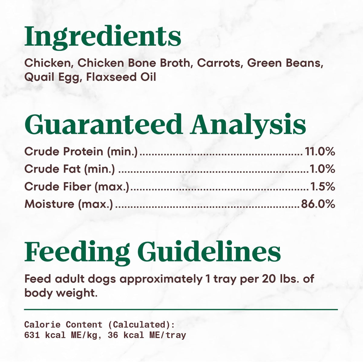 Nutro So Simple non GMO chicken recipe meal complement open tray.
