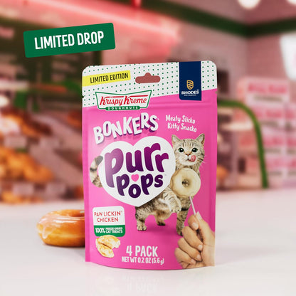 High-protein cat lickable snack in authentic USA packaging.