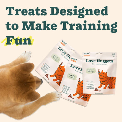 Natural ingredient beef jerky treats for all life stages