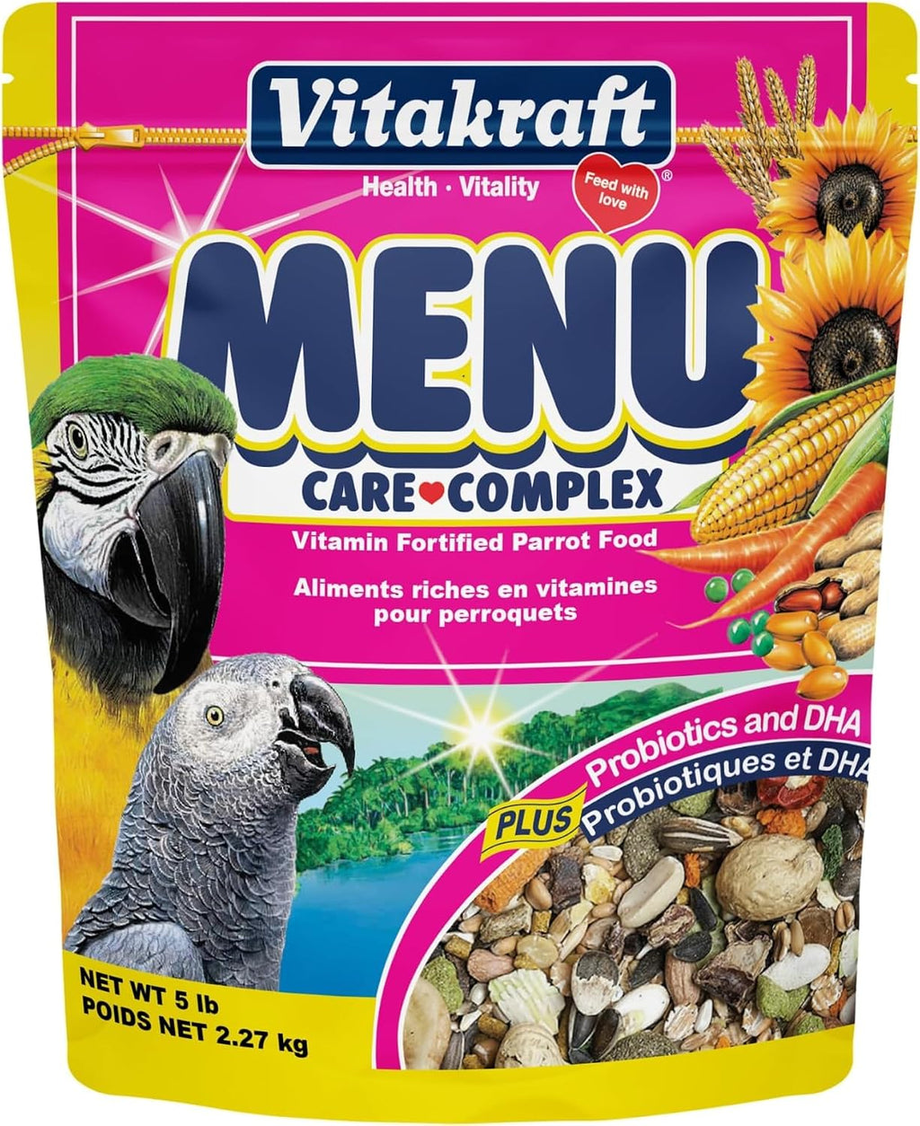 Vitakraft Menu Parrot Food 5 lb. - Image 10