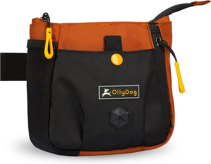 OllyDog Backcountry Day Bag | Hands-Free Dog Training Treat Pouch | Fanny/Hip Pack with Zipper Closure & Built-in Poop Bag Dispenser | Removable Waist Clip (Raven S'25) - Image 9