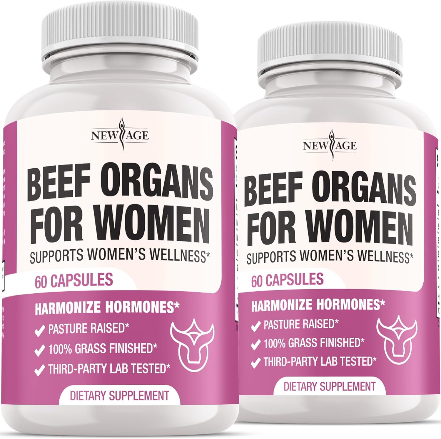 New Age Beef Organ Supplement for Women front view