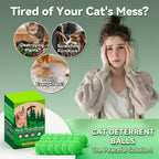 Pemoo cat deterrent balls with mesh bags for garden