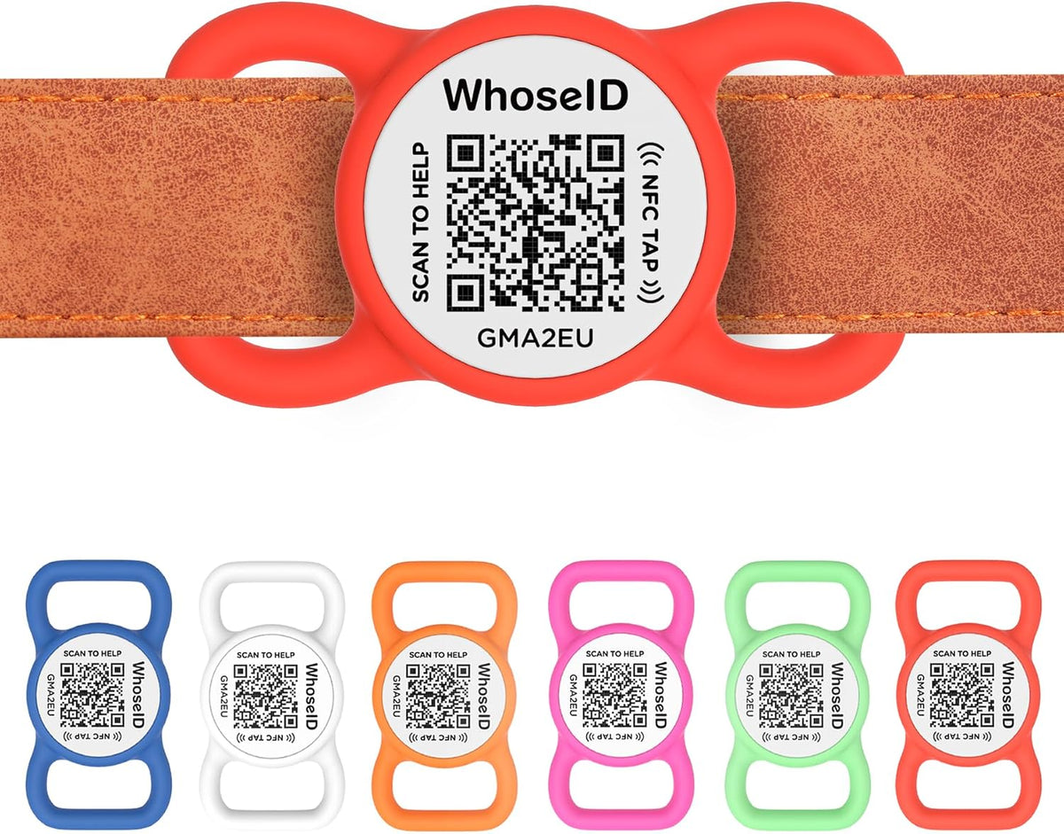Infographic explaining how scanning the smart QR code sends an automatic GPS location email alert directly to the pet parent.