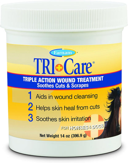 Farnam wound ointment packaging for dogs and horses
